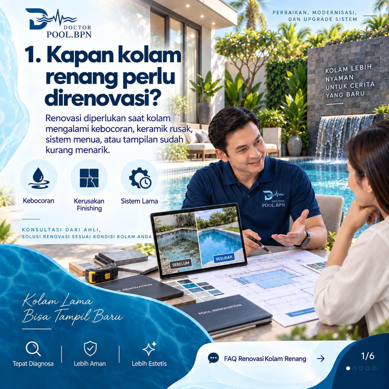 Renovasi kolam renang